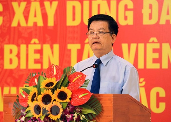 Ông Mai Văn Chính khẳng định, Đảng luôn coi trọng bồi dưỡng lý luận chính trị, đào tạo, rèn luyện đội ngũ cán bộ (Ảnh: TTXVN)