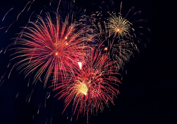 Pháo hoa rực rỡ mừng Quốc khánh 2/9