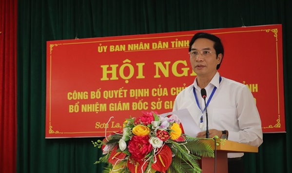 Ông Nguyễn Huy Hoàng - tân Giám đốc Sở GD&ĐT tỉnh Sơn La