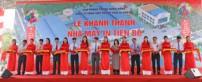 Khánh thành cơ sở mới Nhà máy In Tiến Bộ