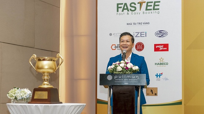 Ông Phạm Thanh Hưng – Phó chủ tịch HĐQT CenGroup, đại diện nhà tài trợ xứng danh Fastee chia sẻ tại sự kiện