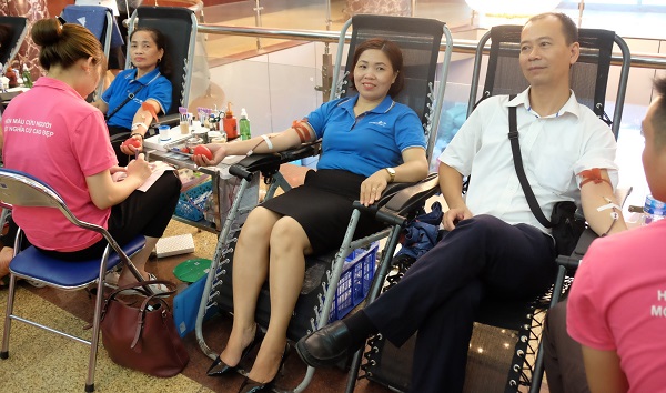 Tính riêng năm 2019, Bảo Việt đã huy động được hơn 500 đơn vị máu từ cán bộ và tư vấn viên trong toàn hệ thống