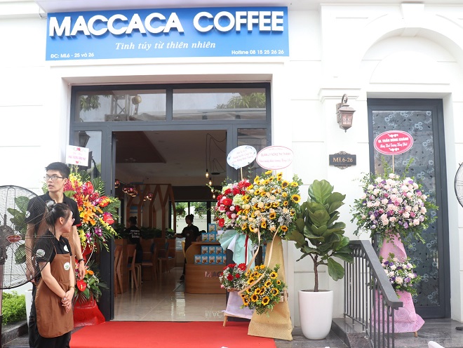 Maccaca Coffee cơ sở 2 nằm giữa “khu đô thị hiện đại bậc nhất Việt Nam”