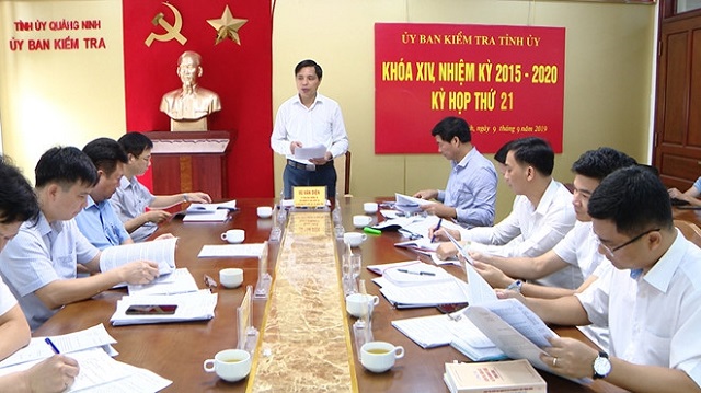 Ủy ban Kiểm tra Tỉnh ủy Quảng Ninh công bố kỷ luật.