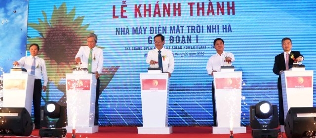 Ninh Thuận: Khánh thành Nhà máy điện mặt trời Nhị Hà hơn 1.100 tỉ đồng