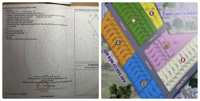 Ở xã Trung Hòa cũng có một 'dự án khu dân cư bánh vẽ' nằm trên tờ bản đồ số 16 thửa đất số 177 là đất trồng cây lâu năm