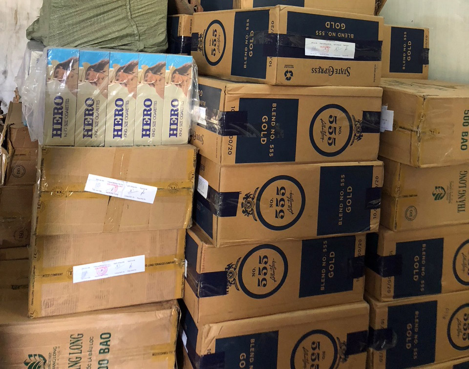 Quảng Ninh: Thu giữ gần 7.000 bao thuốc lá nhập lậu