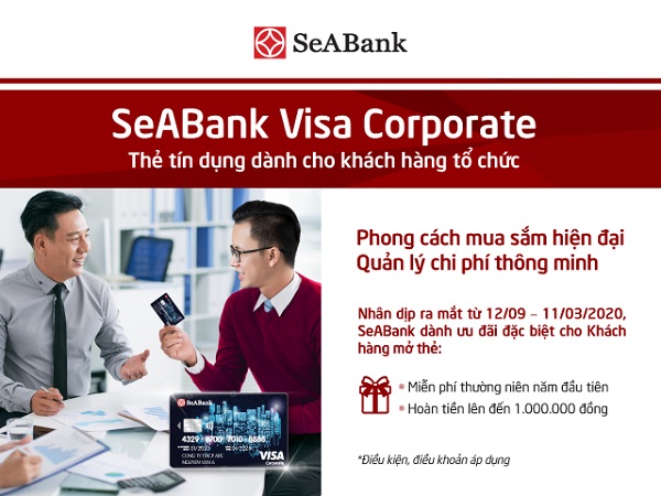 Thẻ tín dụng SeABank Visa Corporate là công cụ giúp doanh nghiệp quản lý nguồn vốn hiệu quả