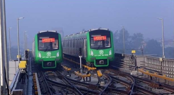 Tuyến đường sắt Cát Linh-Hà Đông dự kiến khai thác 13 đoàn tàu
