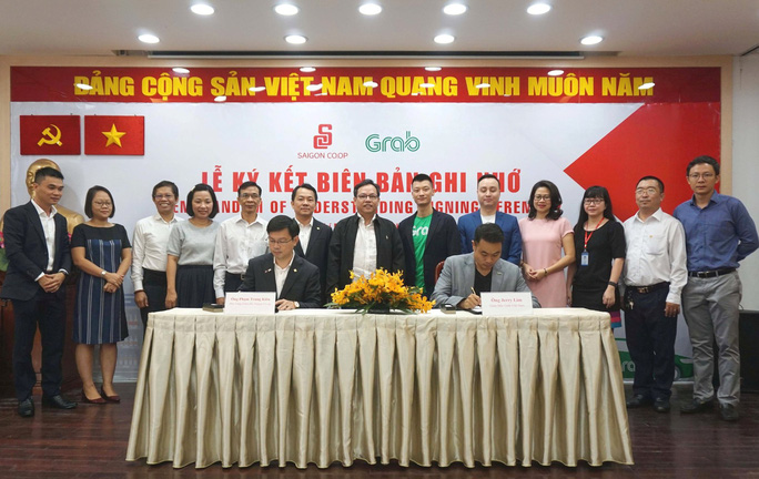Saigon Co.op và Grab hợp tác chiến lược