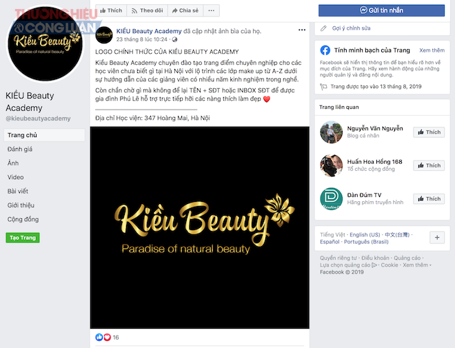 Quảng cáo trên Facebook ngày 23/8/2019