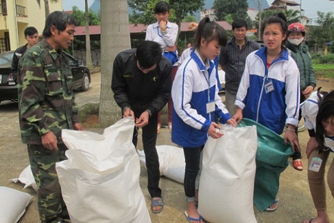 Thanh Hóa cấp gạo hỗ trợ cho 21.706 học sinh vùng đặc biệt khó khăn (Ảnh minh họa)