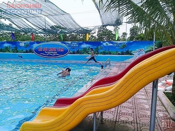 Bể bơi xây dựng trái phép tại Trung tâm Dạy nghề Tư thục Nhân đạo Minh Tâm
