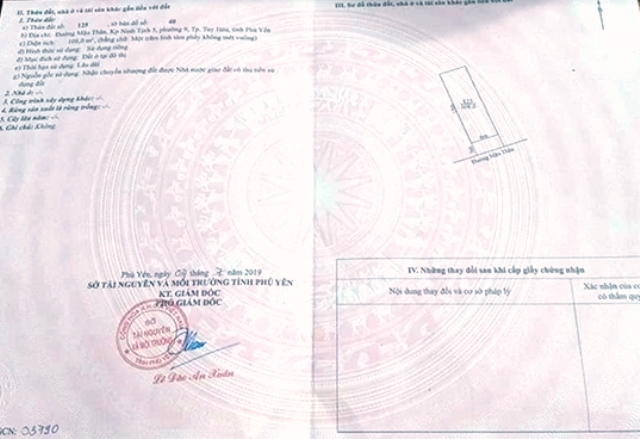 Phú Yên: Phát hiện phôi giấy chứng nhận quyền sử dụng đất giả mạo