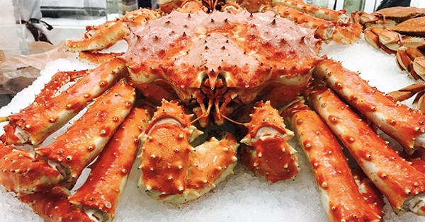 Cua hoàng đế Alaska giảm giá kỉ lục