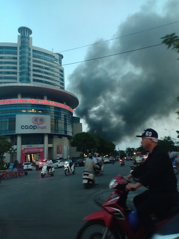 Cháy siêu thị điện máy Hoàng Gia, Hải Phòng
