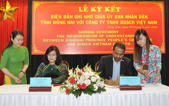 Bosch và tỉnh Đồng Nai hợp tác đào tạo phát triển nguồn nhân lực