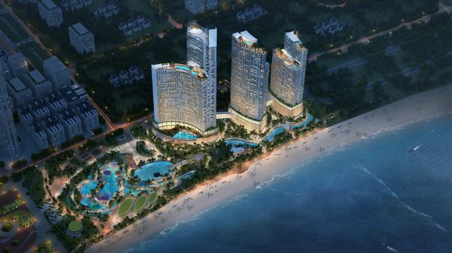 Dự án Sunbay Park Hotel & Resort Phan Rang với thiết kế nổi bật gồm 3 tòa tháp Lazurya, Nuvensa, Crystal Holidays