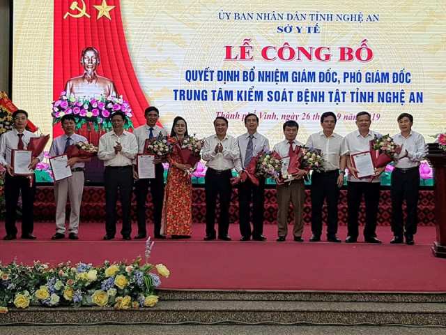 Nghệ An: Thành lập Trung tâm kiểm soát bệnh tật từ 6 đơn vị