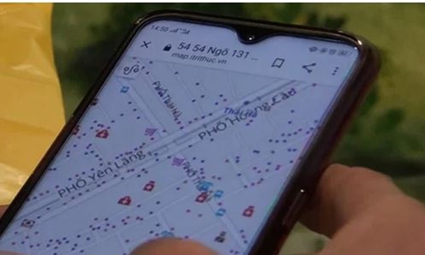 Bản đồ số Vmap cho ph&eacute;p t&igrave;m kiếm tới số nh&agrave;, ng&otilde;, ng&aacute;ch