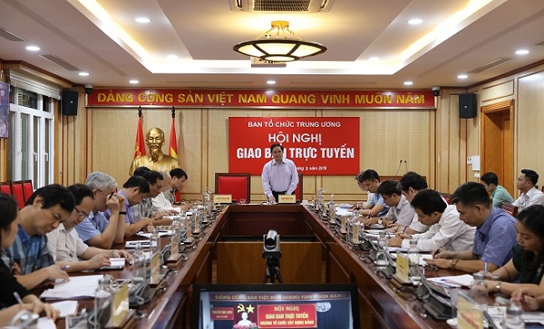 Trưởng ban Tổ chức Trung ương Phạm Minh Chính chủ trì hội nghị