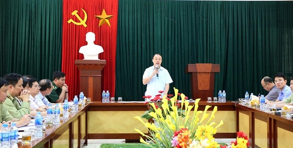 Phó Chủ tịch Nguyễn Công Trưởng phát biểu chỉ đạo tại buổi làm việc