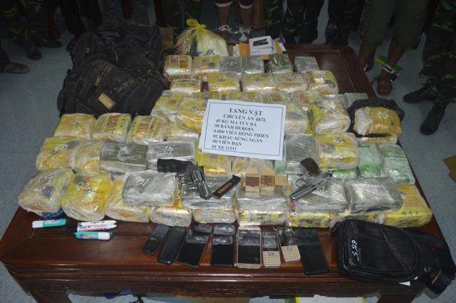 Hà Tĩnh: Phá thành công Chuyên án 487L, bắt 6 đối tượng người Lào tuồn ma túy "khủng" vào Việt Nam