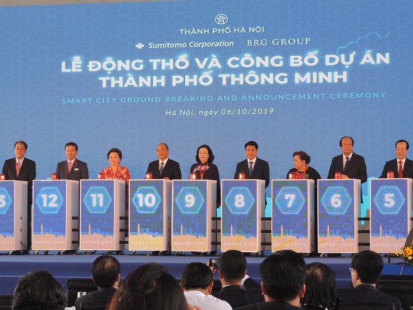 Thủ tướng Chính phủ dự Lễ động thổ và công bố dự án thành phố thông minh