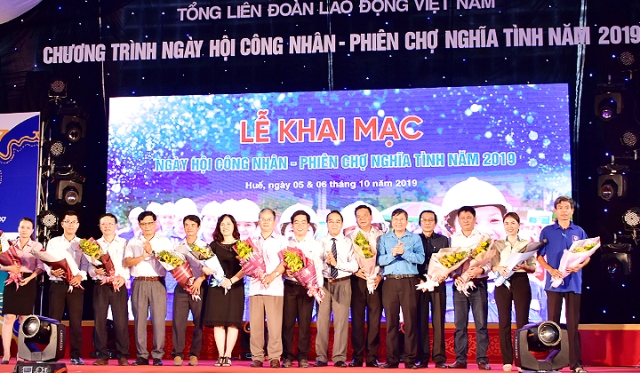 Thừa Thiên Huế: 'Ngày hội công nhân- Phiên chợ nghĩa tình' năm 2019