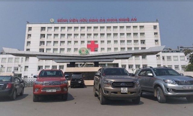 Bệnh viện Hữu nghị Đa khoa Nghệ An - nơi xảy ra vụ việc
