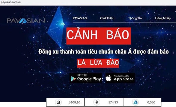 Hà Nội: Cảnh báo chiêu lừa đảo từ ví điện tử Payasian