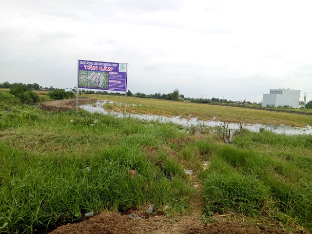 Dự &aacute;n Khu d&acirc;n cư T&acirc;n L&acirc;n (Cần Đước) chưa đủ điều kiện mở b&aacute;n&hellip;..