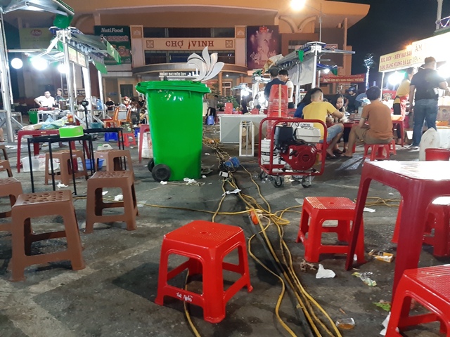 TP. Vinh (Nghệ An): Nhiều bất cập tại phố đêm Cao Thắng