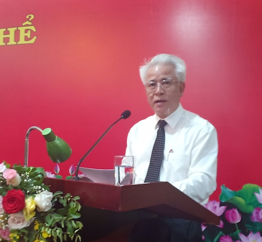 Đồng chí Nguyễn Đình Chuyến - Phó chủ tịch UBND TP Hải Phòng phát biểu chỉ đạo Đại hội