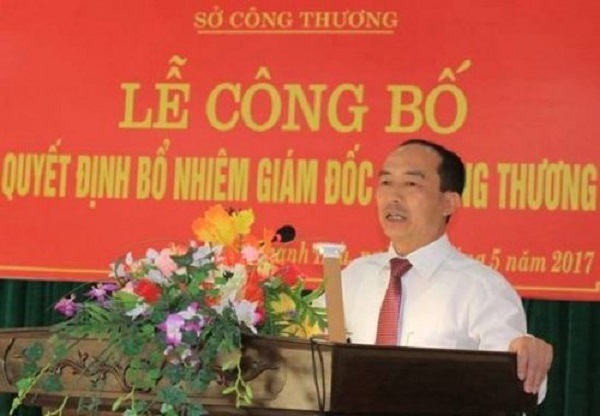Ông Lê Tiến Lam, Giám đốc Sở Công thương Thanh Hóa trong ngày nhậm chức