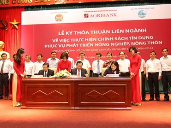 Agribank ký thỏa thuận liên ngành với Trung ương Hội Nông dân Việt Nam và Trung ương Hội Liên hiệp Phụ nữ Việt Nam về việc thực hiện chính sách tín dụng phục vụ phát triển nông nghiệp, nông thôn