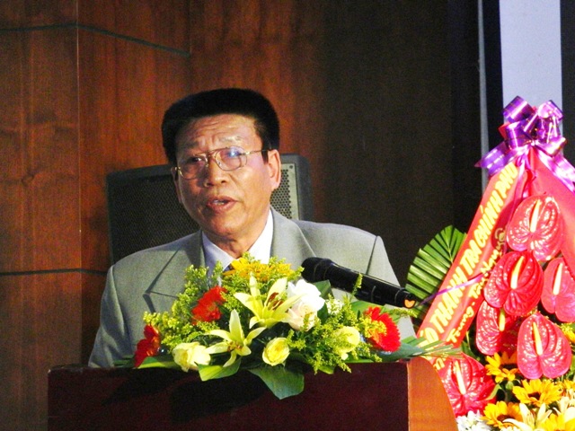 Ông Lê Hồng Quang- TGĐ Công ty Hana giới thiệu về dự án
