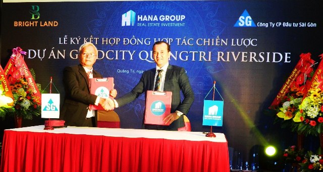 Ký kết hợp tác chiến lược giữa Công ty CP Đầu tư Sài Gòn với Công ty CP Đầu tư Địa ốc Hana