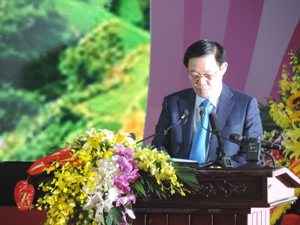 Phó Thủ tướng Chính phủ Vương Đình Huệ phát biểu tại hội nghị