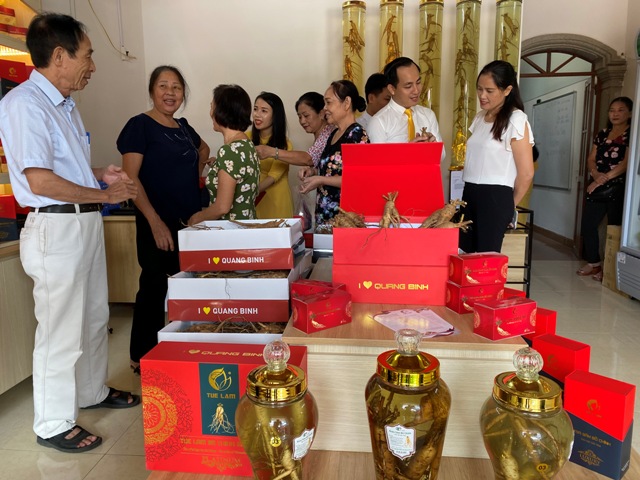 Quảng Bình đưa thương hiệu sâm Bố Chính Tuệ Lâm tham gia Festival OCOP tại Nam Định