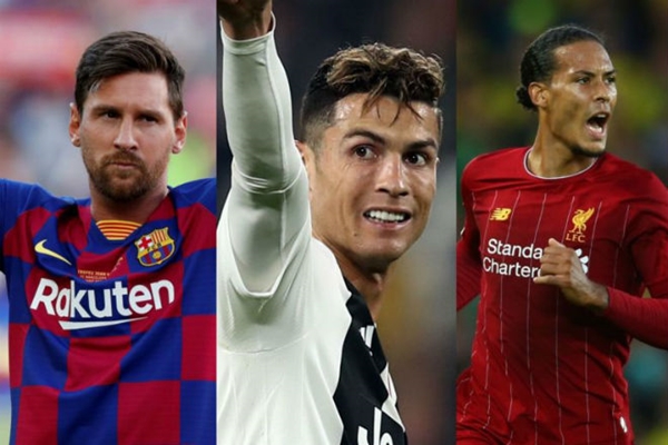 Messi, Ronaldo và Van Dijk có tên trong top 30 ứng viên rút gọn tranh giải 