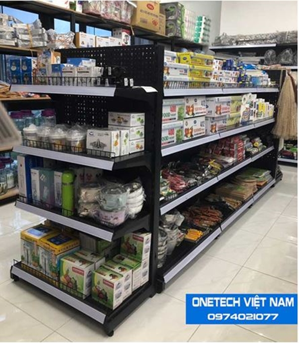 Các siêu thị ngày càng ưa chuộng sử dụng kệ siêu thị Onetech?