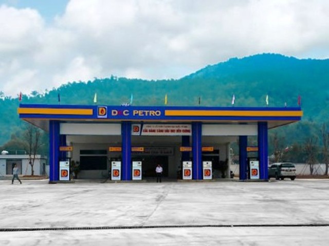 Cửa hàng xăng dầu DKC Đền Cuông, nơi phát hiện ra sự việc