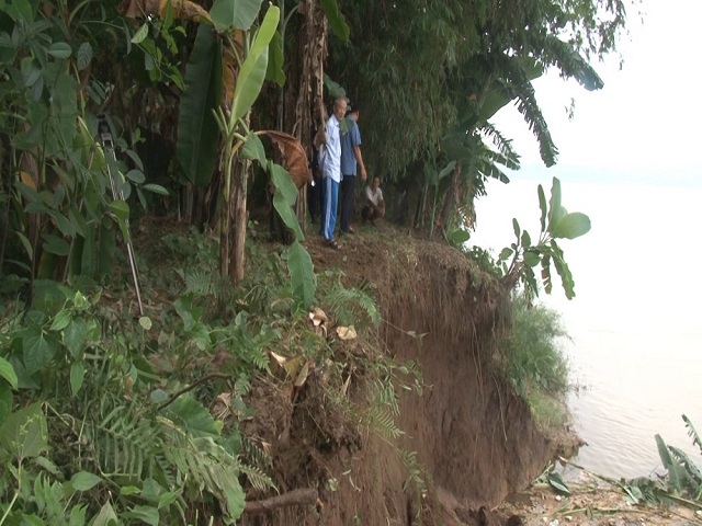 Phú Thọ: Sạt lở vở sông, đe dọa nghiêm trọng cuộc sống người dân