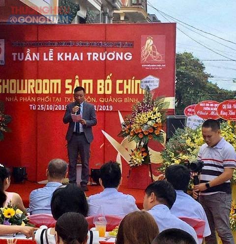 Ngày 25/10, sâm Bố Chính Tuệ Lâm khai trương Showroom tại thị xã Ba Đồn, Quảng Bình.