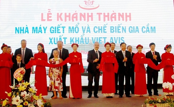 Khánh thành Nhà máy giết mổ, chế biến gia cầm xuất khẩu Viet Avis