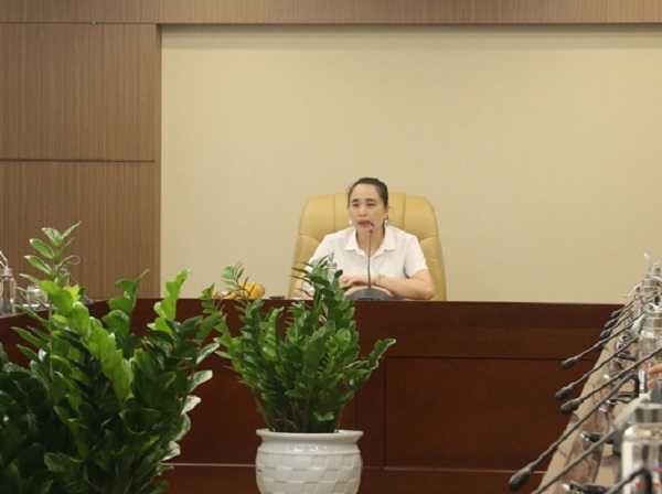 Tổng giám đốc Đỗ Nguyệt Ánh chủ trì cuộc họp về công tác số hóa trong Tổng công ty