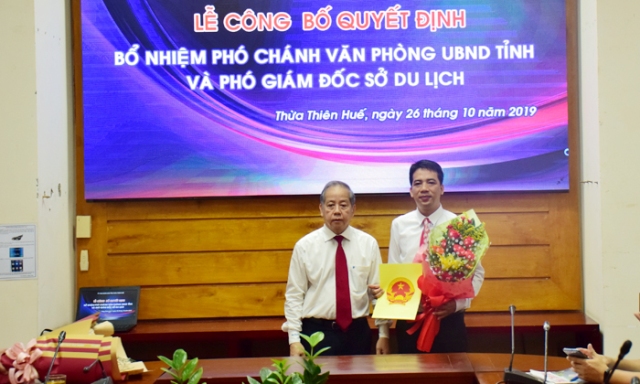 Ông Trần Hữu Thuỳ Giang được bổ nhiệm làm Phó giám đốc Sở Du lịch