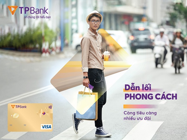 TPBank Visa Gold mang lại nhiều ưu đ&atilde;i chi ti&ecirc;u hấp dẫn cho chủ thẻ