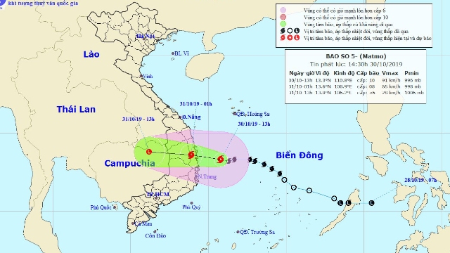 bao v&agrave;o c&aacute;c tỉnh miền trung